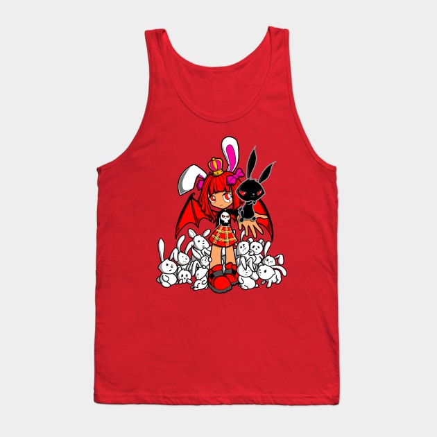 Bunny Queen Tank Top by Sinister Motives Designs